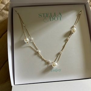 Modern bohemian pearl strand necklace- wear multiple ways